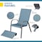 Classic Accessories Weekend 45" Patio Chair Slipcover, Blue Shadow WSBSCH4520 - alternate 6